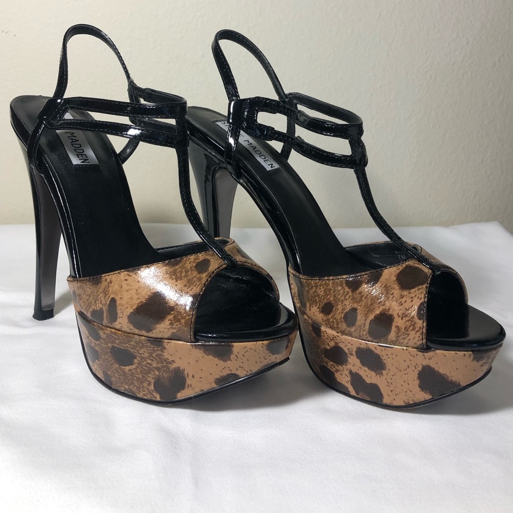Steve Madden Naughty Leopard Heels